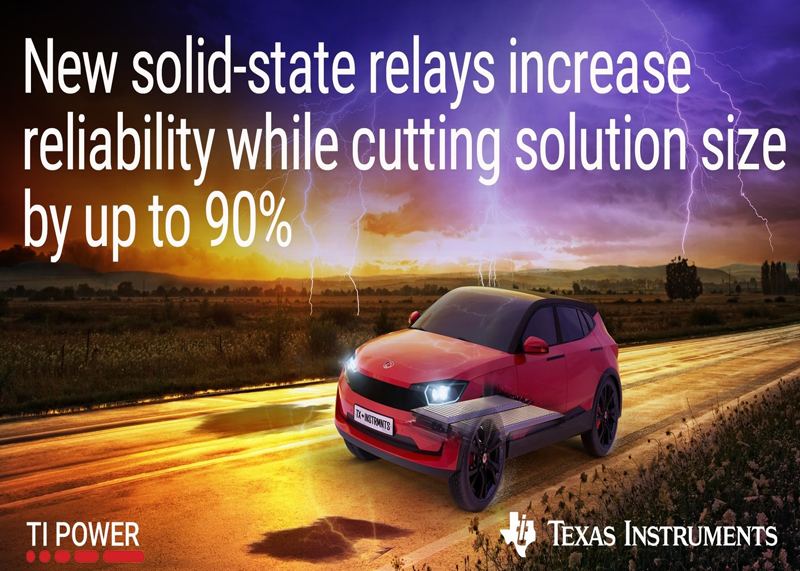 Texas Instruments (TI) introduces new solid state relay product line